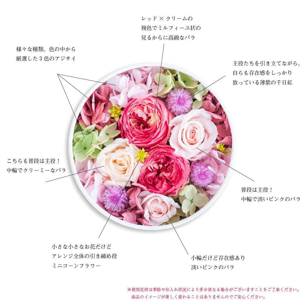 プリザーブドフラワー 『de si belles ドゥ シ ベル』 | プリザーブド