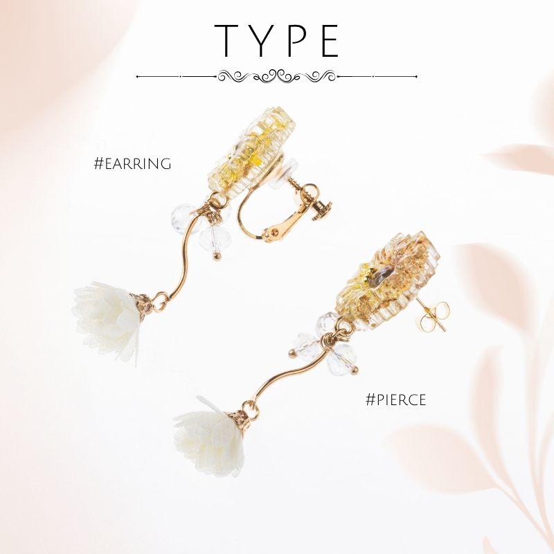 アクセサリー イヤリング ピアス 『tournesol トゥルヌソル』