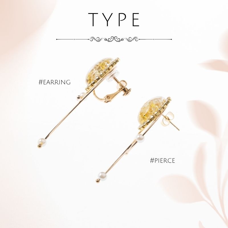 アクセサリー イヤリング ピアス 『eclat de fleur エクラドゥフルール』