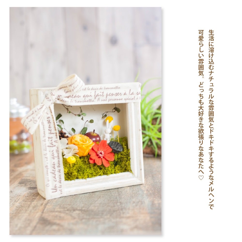 プリザーブドフラワー 『le petit jardin ル・プティ・ ジャルダン』