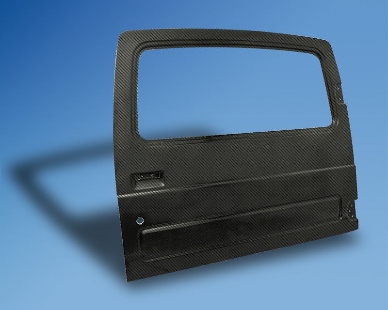 バン用カーボンテールゲート （ジムニーSJ30／40, JA11／12／22／51／71, JB31／32のバン用）