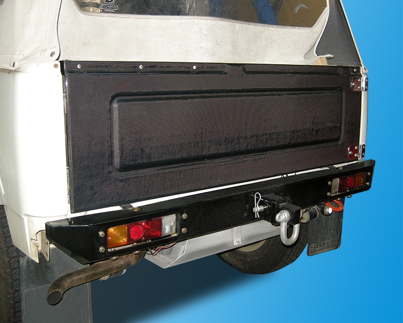 カーボンFRPテールゲート（ジムニーSJ30/40, JA71/11/12/51,samuraiの幌車用）