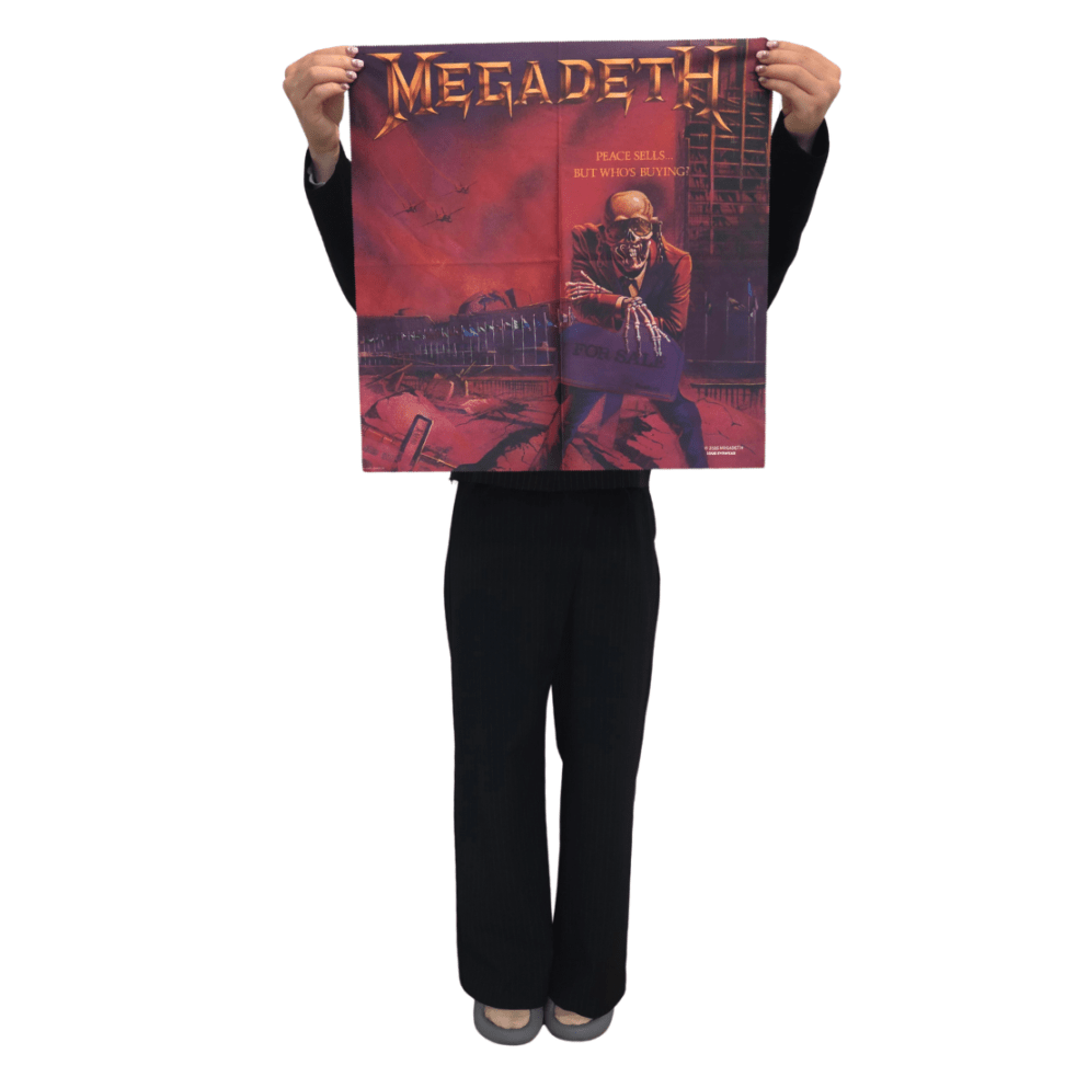 MEGADETH 「PEACE SELLS... BUT WHO'S BUYING?」 大判マルチクロス