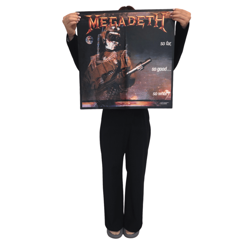 MEGADETH 「so far,so good... so what!」 大判マルチクロス