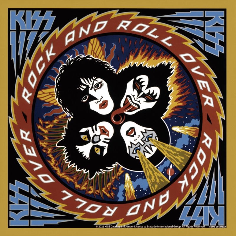 KISS「Rock And Roll Over」 大判マルチクロス