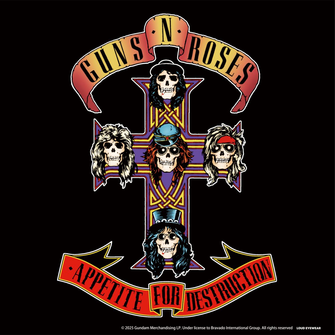 ガンズ・アンド・ローゼズ「Appetite For Destruction2」 大判マルチクロス