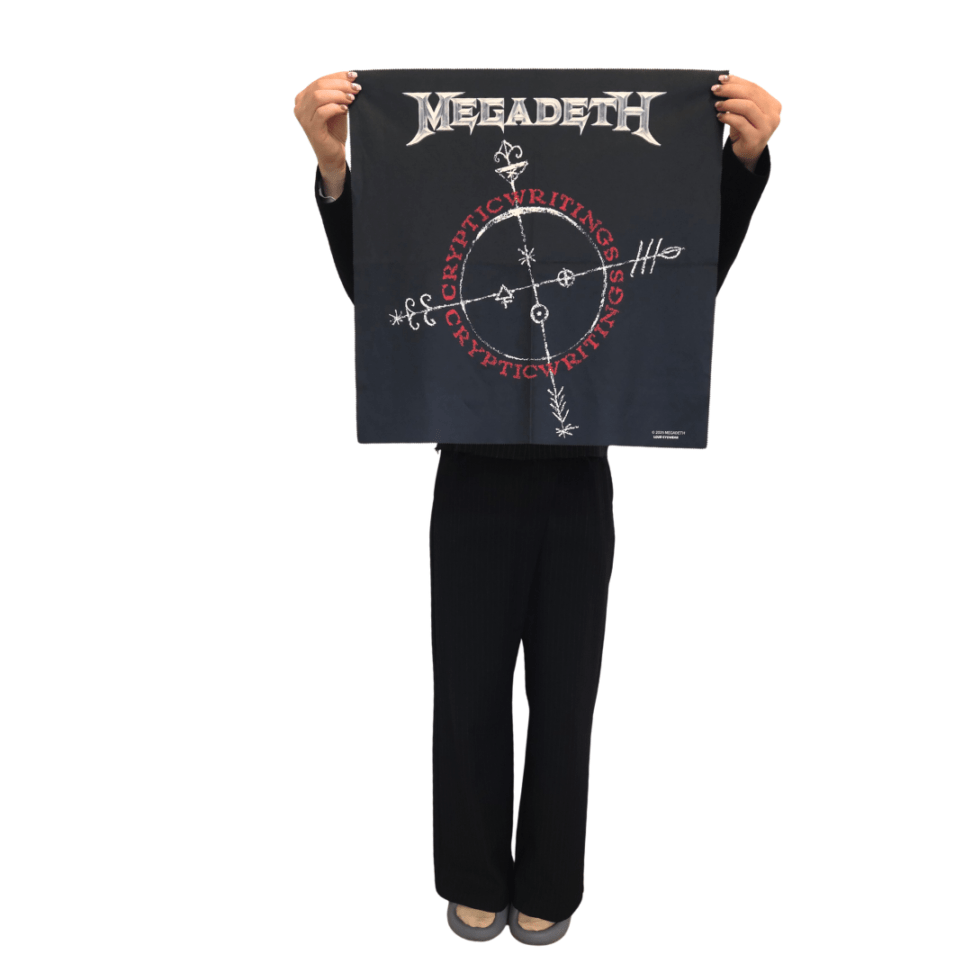 MEGADETH 「Cryptic Writings」 大判マルチクロス