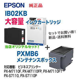 当店オリジナルセット】 エプソン IB02KB インクカートリッジ 大容量