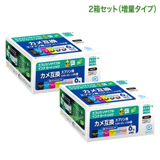 �ڥ����ꥫ ���� 2Ȣ���åȡ� EPSON�����ץ����б� ���� KAM-6CL-L ���̥����� 6���ѥå� �ꥵ�����륤�󥯥����ȥ�å� ��ECI-EKAML-6P��