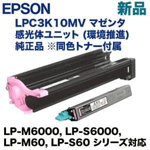 未使用✨ エプソン LP-S6000/M6000シリーズ 環境推進 V トナー エプソン LPC3K10MV マゼンタ 環境推進 感光体ユニット 純正品