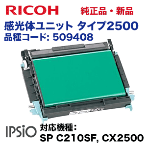 リコー 感光体ユニット タイプ2500 純正品・新品 (509408)（ IPSiO SP 