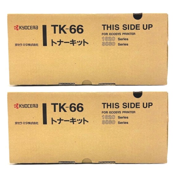 京セラ TK-66 純正トナーキット ※2本セット（廃盤製品） (LS-1820, LS