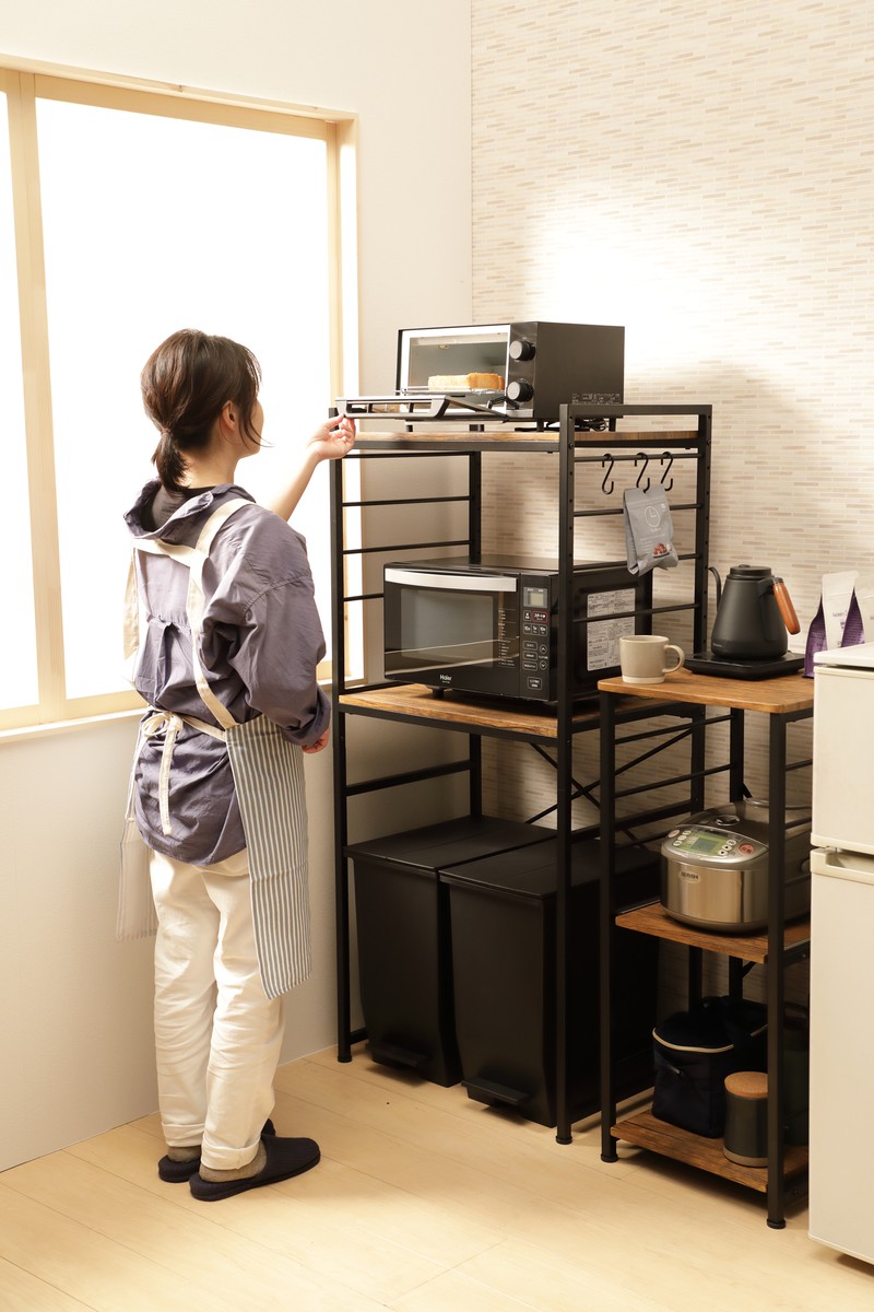 ごみ箱上ラック