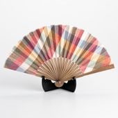 遠州綿紬扇子 姫りんご(扇子のみ メンズ・レディース・おしゃれ・名入れ)