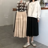 スカート　プリーツ　 A ラインスカート　レトロ　かわいい|スカート|ボトムス