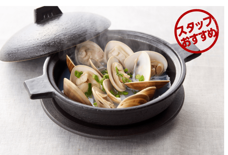 蒸しはまぐり