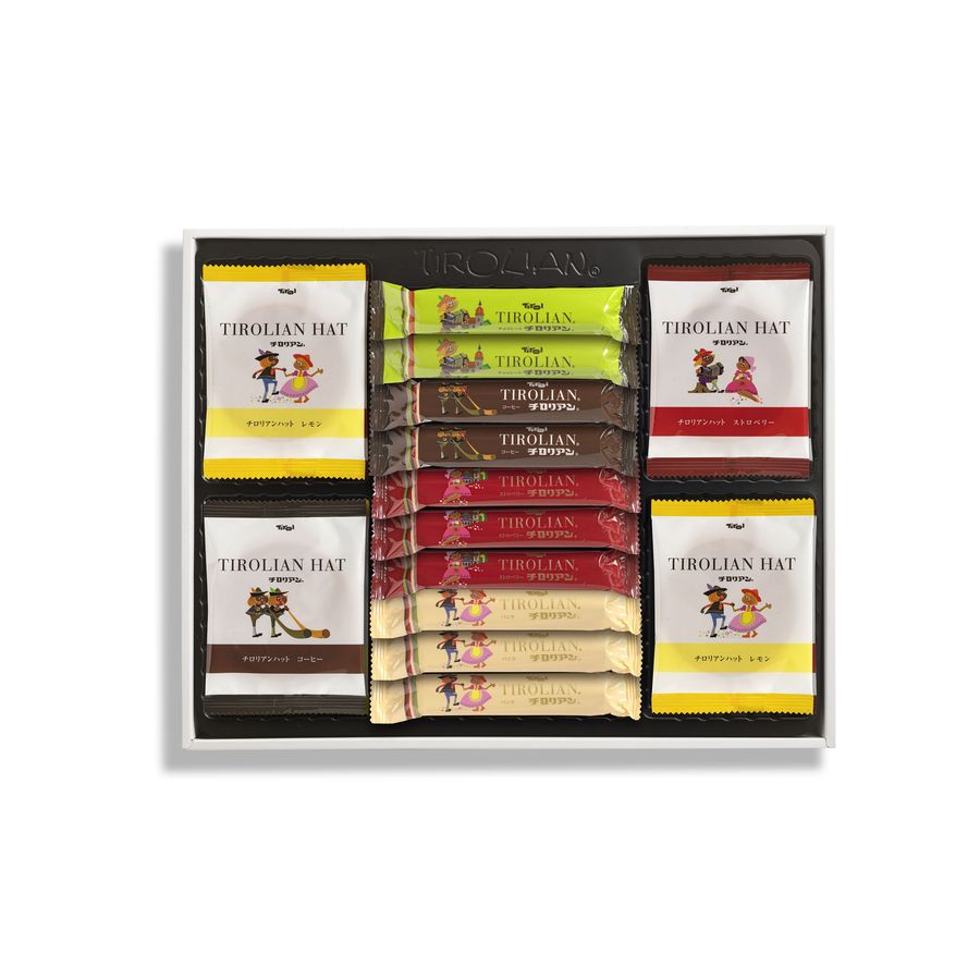 MANEBU cabaret povalコラボ　チロリアン　箱・紐あり MANEBU cabaret povalコラボ チロリアン 箱・紐あり 和洋双菓（小