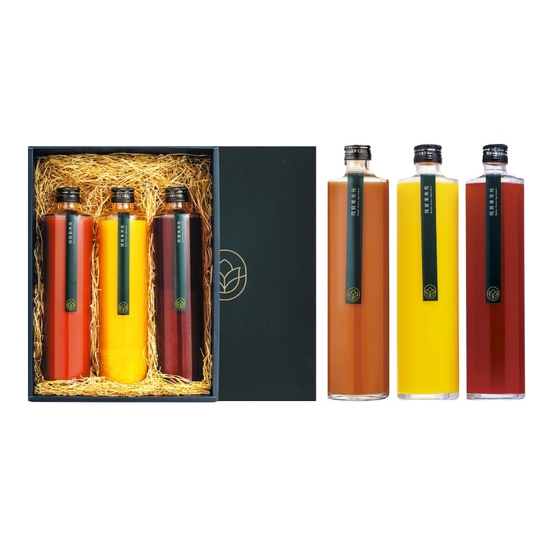 ［琉貿果実苑］フルーツジュース３本詰合化粧箱　　ＦＪ３