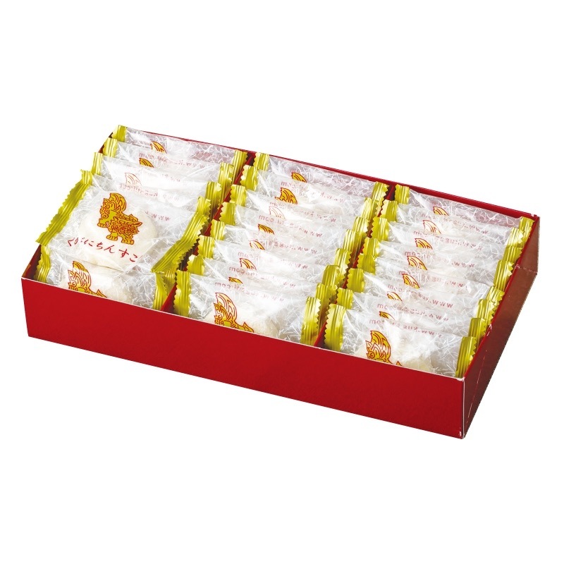 琉球銘菓くがにやあ］黄金（くがに）ちんすこう中箱24個入