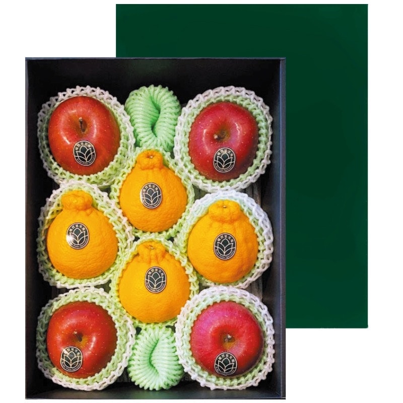 琉貿果実苑］特選 サンふじりんご＆デコキング F＆D8 | ギフト,琉貿