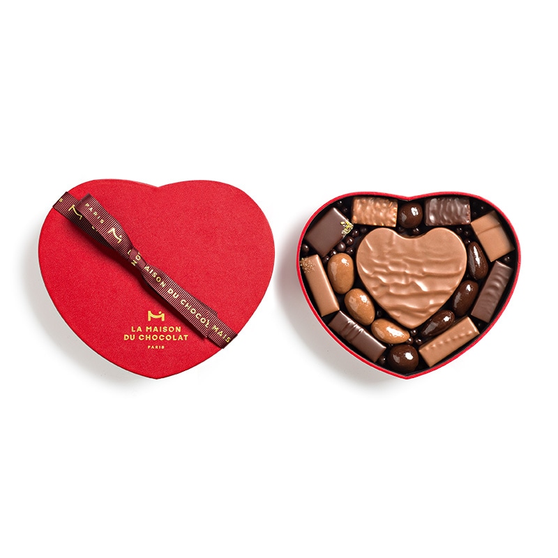 配送＞【ラ・メゾン・デュ・ショコラ】ハート ギフトボックス S1