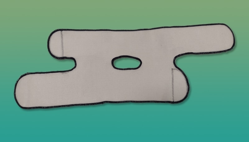 ひざサポーター　膝　北投石　北投キセキ　ラジウム鉱石　低放射線ホルミシス　ホルミシス効果　ガン治療補助　痛み緩和　日本製