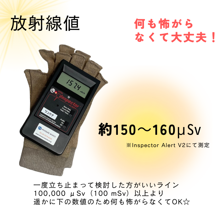 【レンタルOK】リウマチ　腱鞘炎用　手袋　北投石　ラジウム鉱石　低放射線ホルミシス　ホルミシス効果　ガン治療補助　痛み緩和　日本製