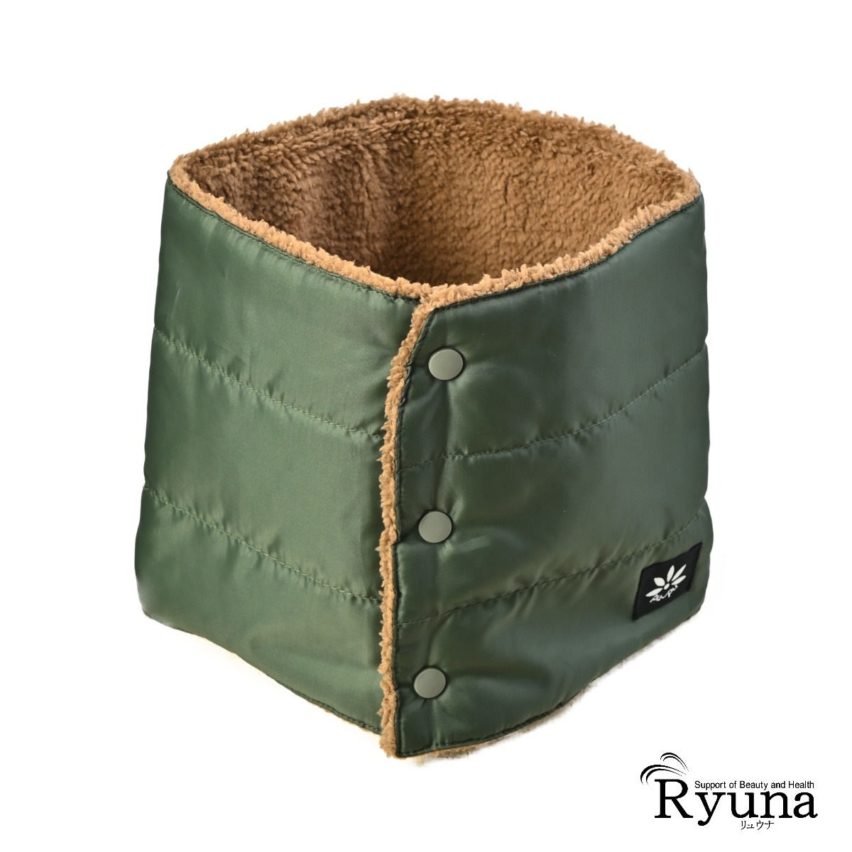 【30％OFF】防風加工　キルトネックウォーマー