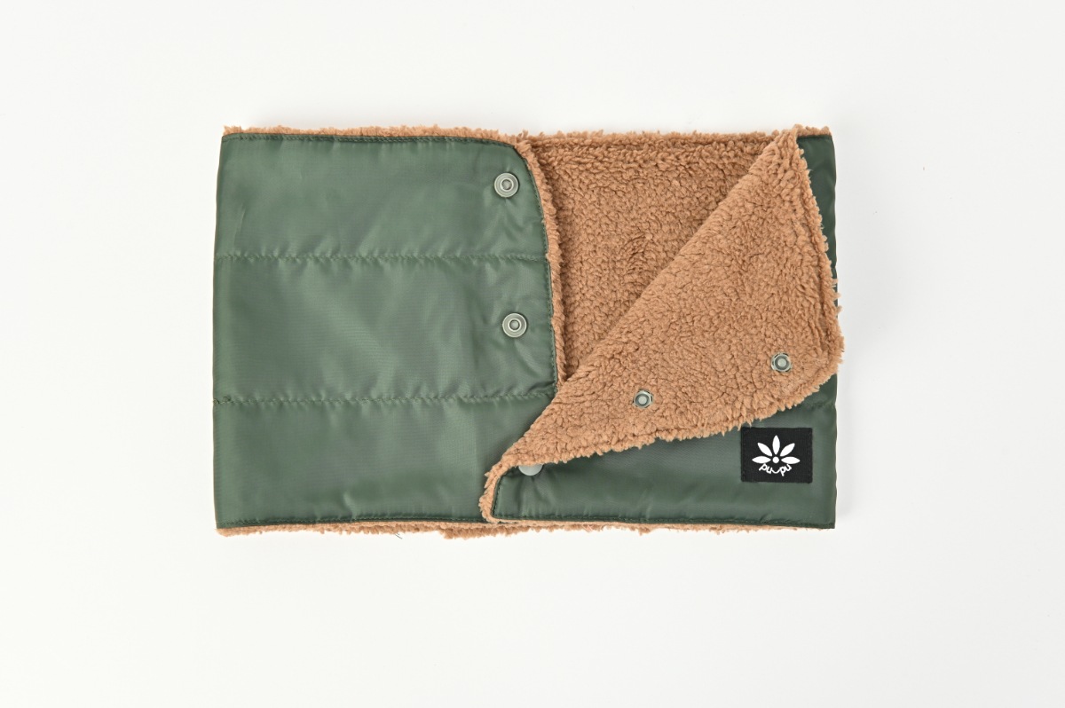 【30％OFF】防風加工　キルトネックウォーマー