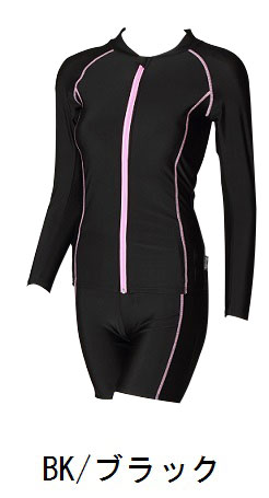 【SALE】【65%OFF】　カップ付き　レディース　長袖ラッシュガード　SA1607　