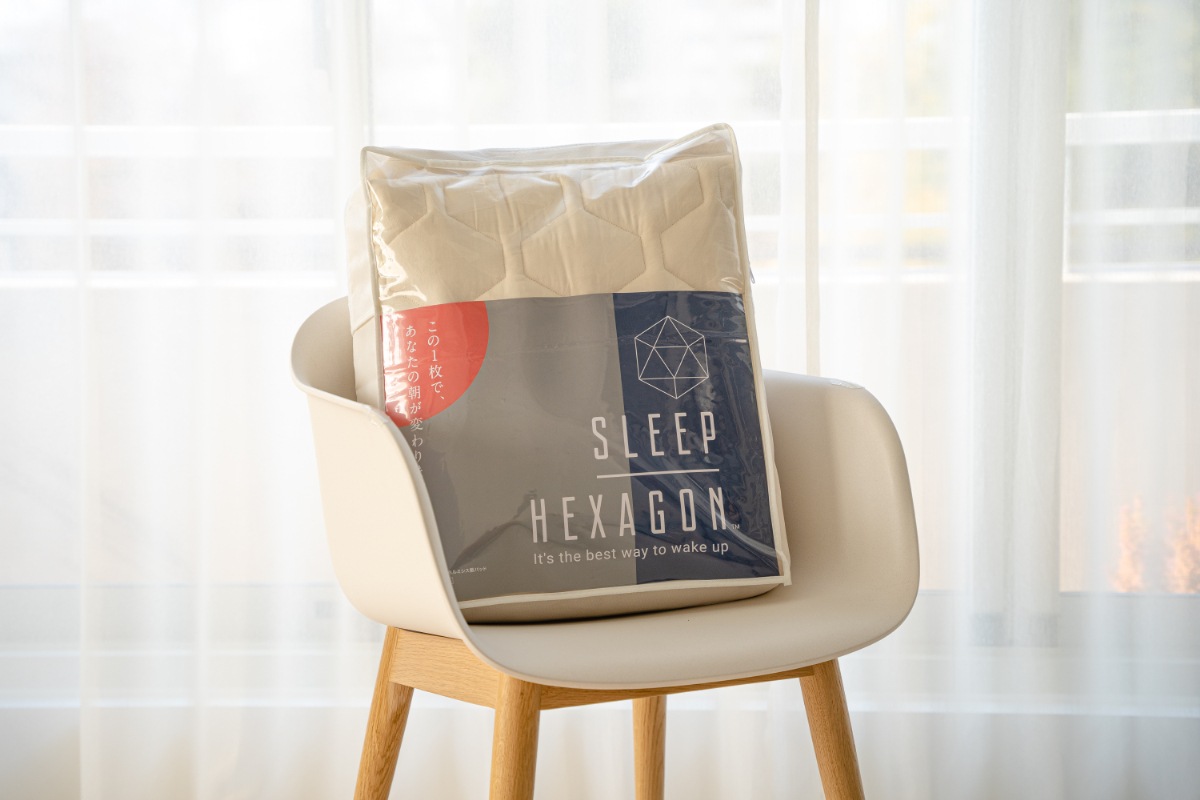 敷パッド　ラジウム鉱石　SLEEP HEXAGON　低放射線ホルミシス　ホルミシス効果　ガン治療補助　痛み　腰痛　緩和　日本製