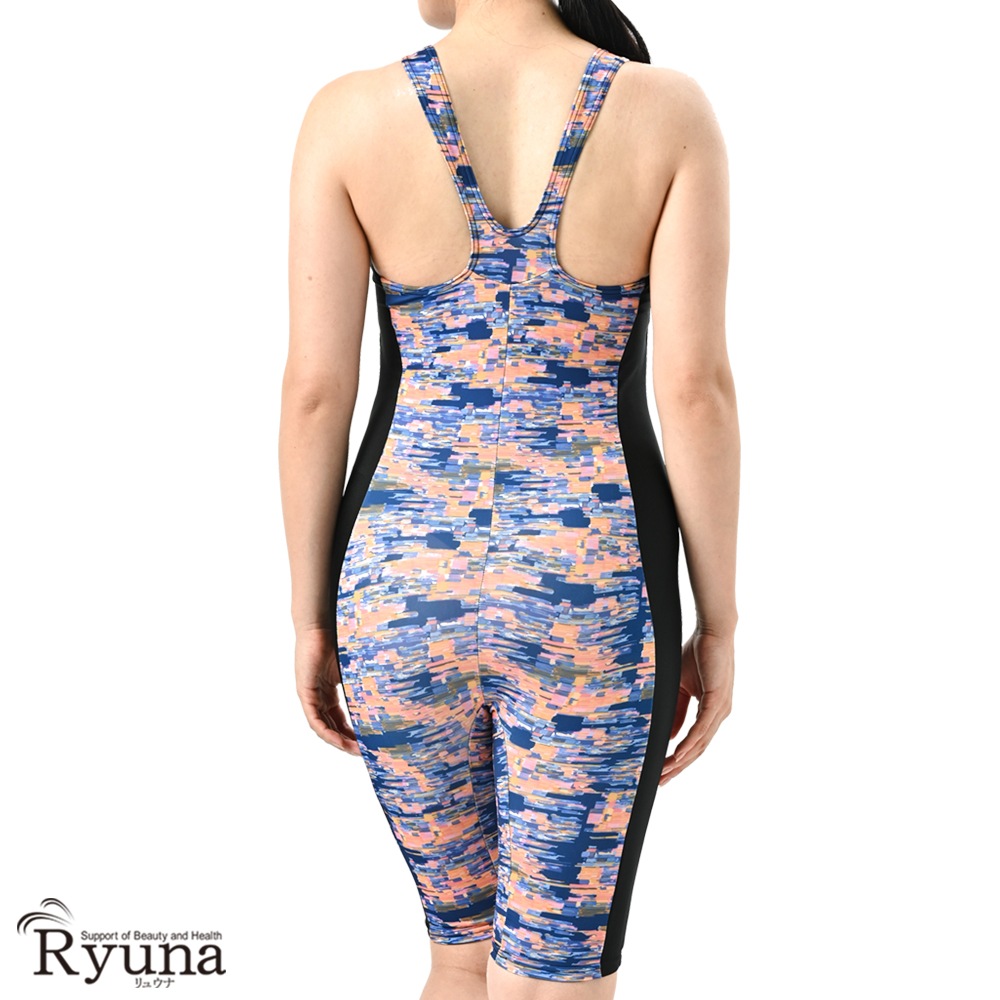 【SALE】【50%OFF】フィットネス水着 ジム用水着 レディース 30代 40代 オールインワン ノースリーブ 9M 11L 13L 50代 60代 体型カバー ママ プール NP2304