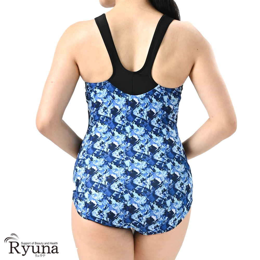 【SALE】【50%OFF】フィットネス水着 ジム用水着 レディース 30代 40代 ワンピース ノースリーブ 9M 11L 13L 50代 60代 体型カバー ママ プール NP2307