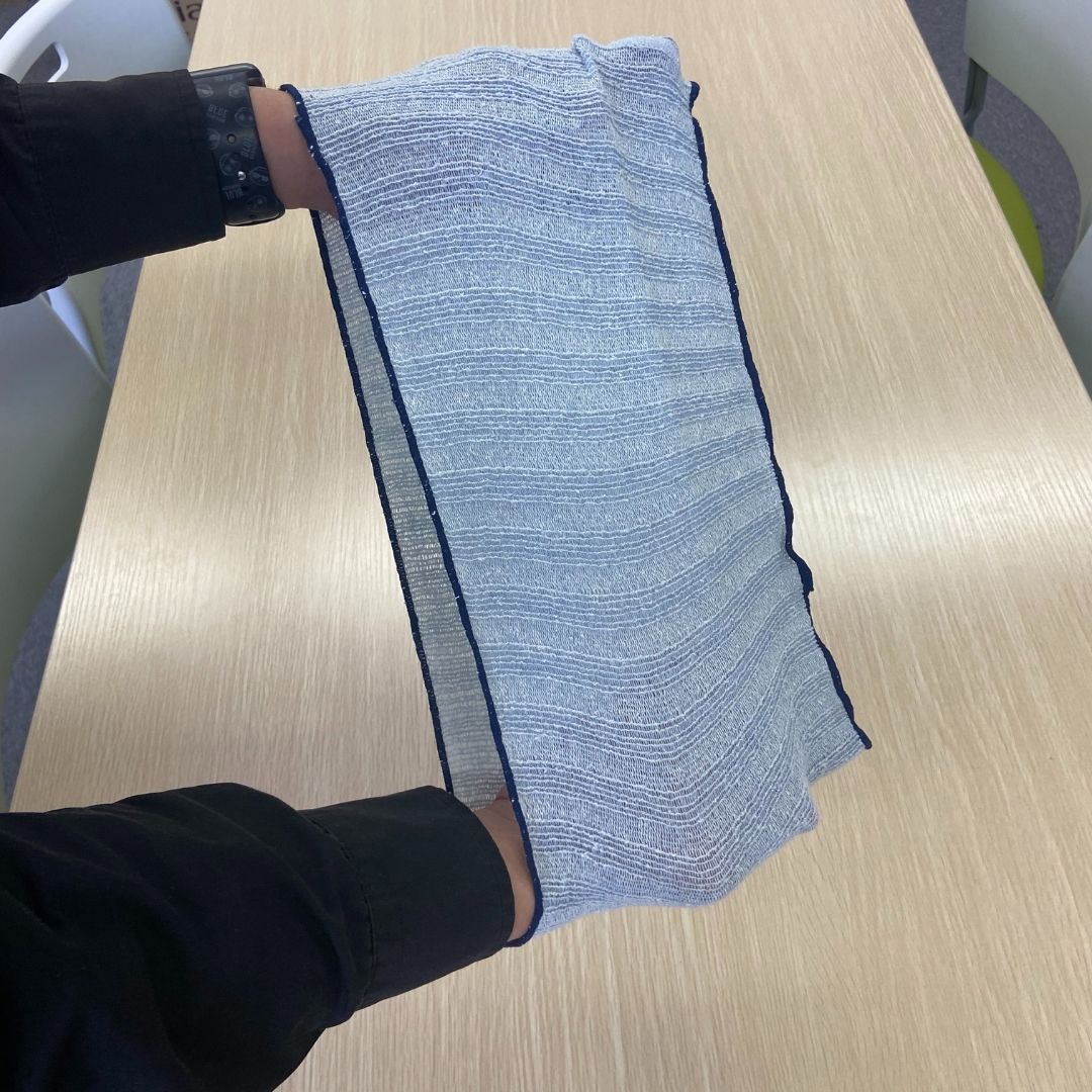 ふんわりフィットのシルク腹巻き Mサイズ 中型犬用 腹巻 シルク 日本製 ペット