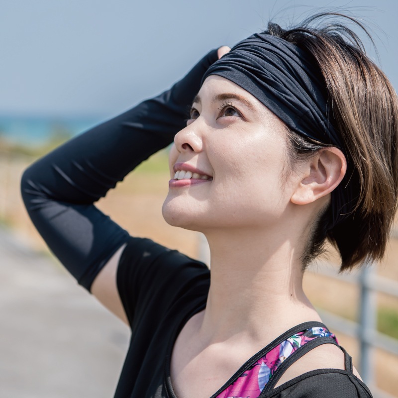 氷爽　手の甲までアームカバー CL06-SS/CL06-S