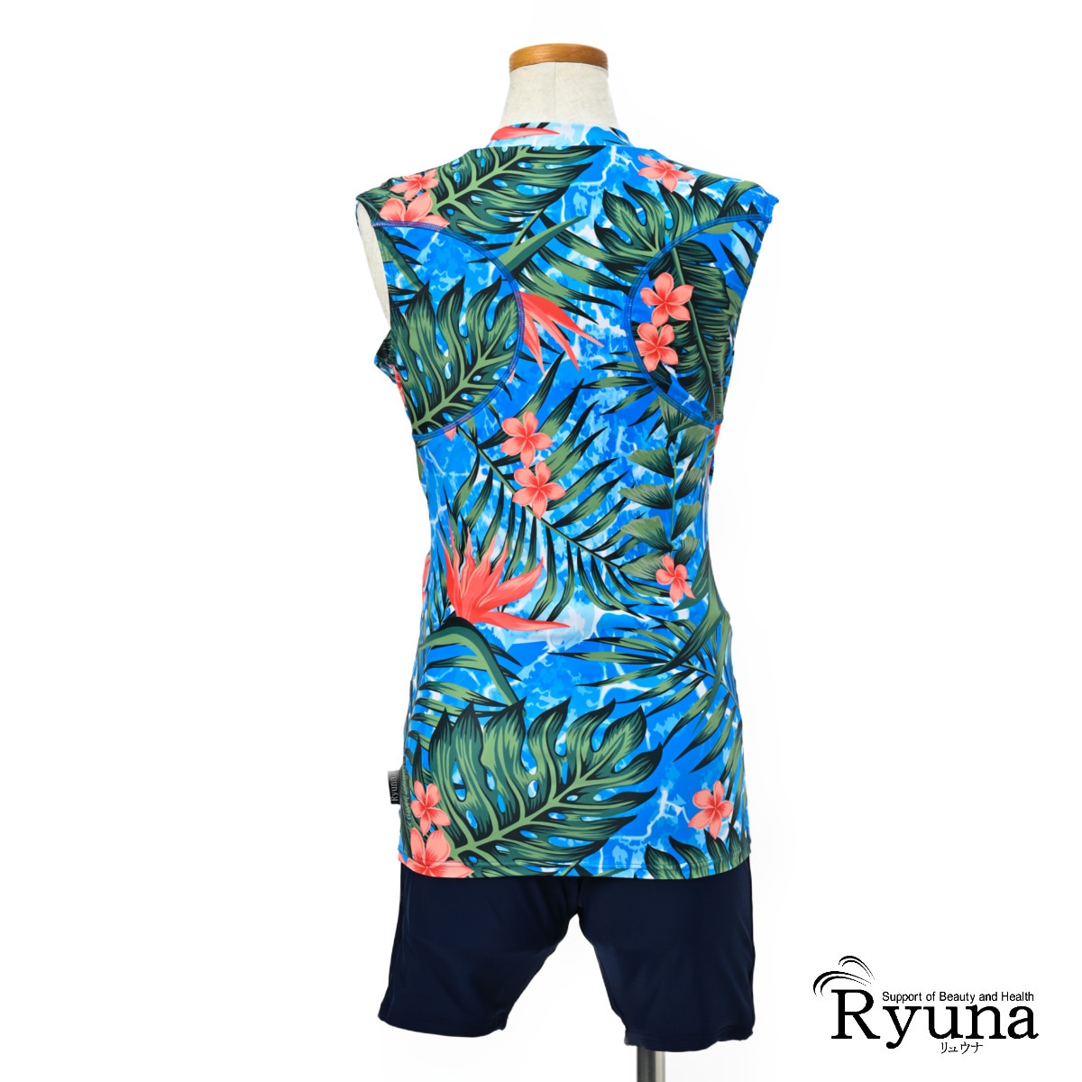 【SALE】【65%OFF】リゾート柄ノースリーブマタニティ水着 SA2112R-MT