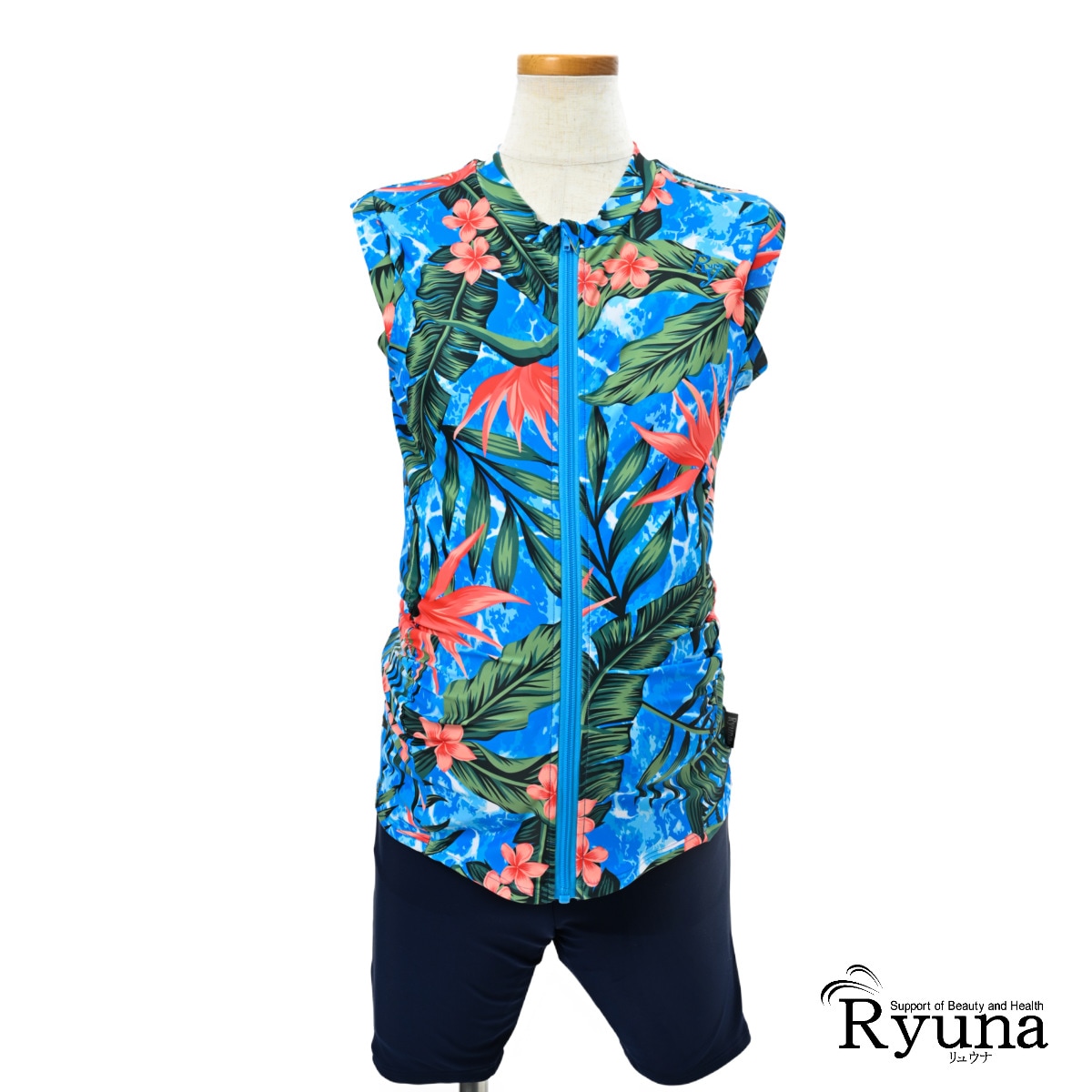 【SALE】【65%OFF】リゾート柄ノースリーブマタニティ水着 SA2112R-MT