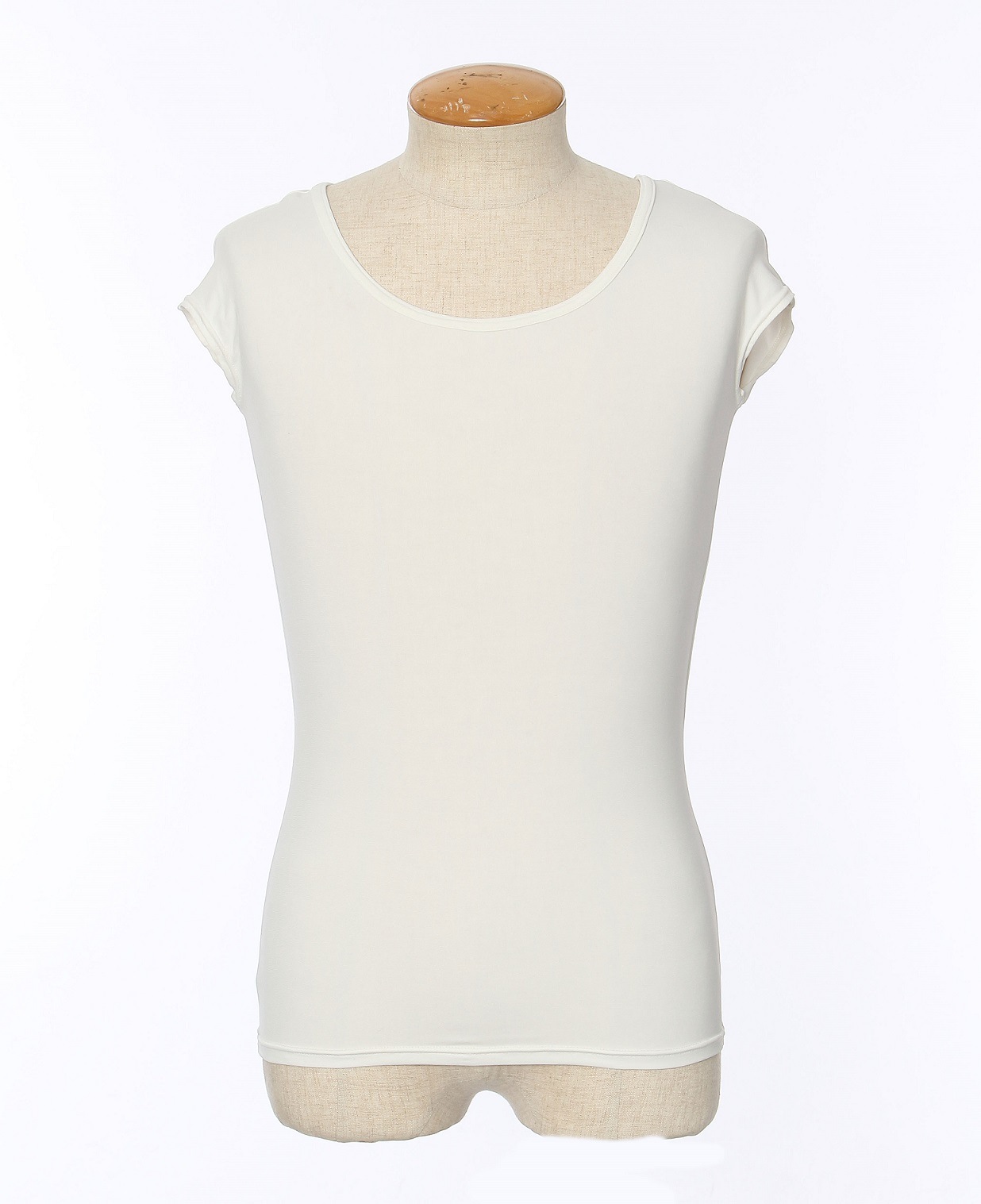 持続性涼感 熱中症対策『氷爽』ヒョウソウ レディース フレンチスリーブ UVケア UPF50+ 吸汗速乾 M/L （CL15）