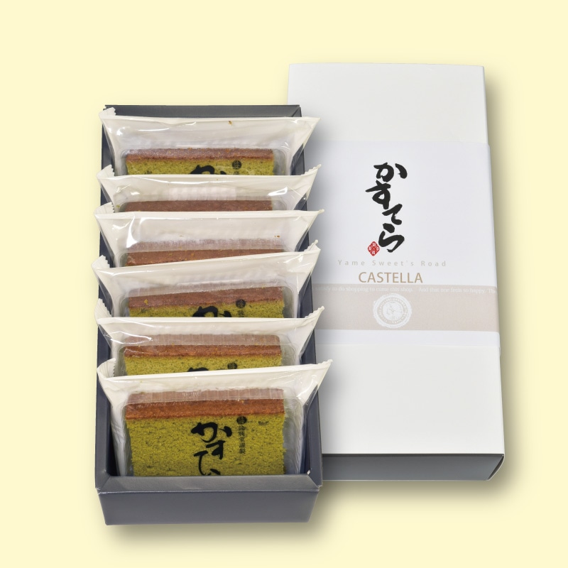 抹茶かすてら【6個入】