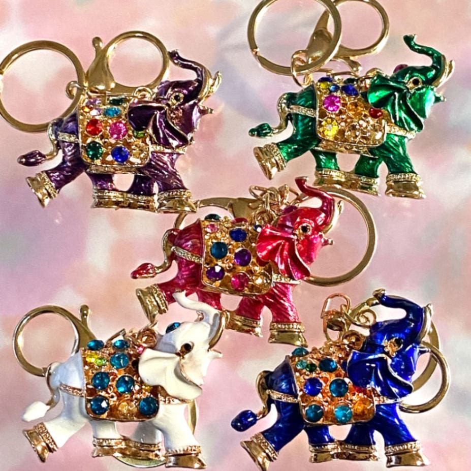 ゴールドメッキ 象のチャーム 小型 ゴールドメッキ 象のチャーム 小型