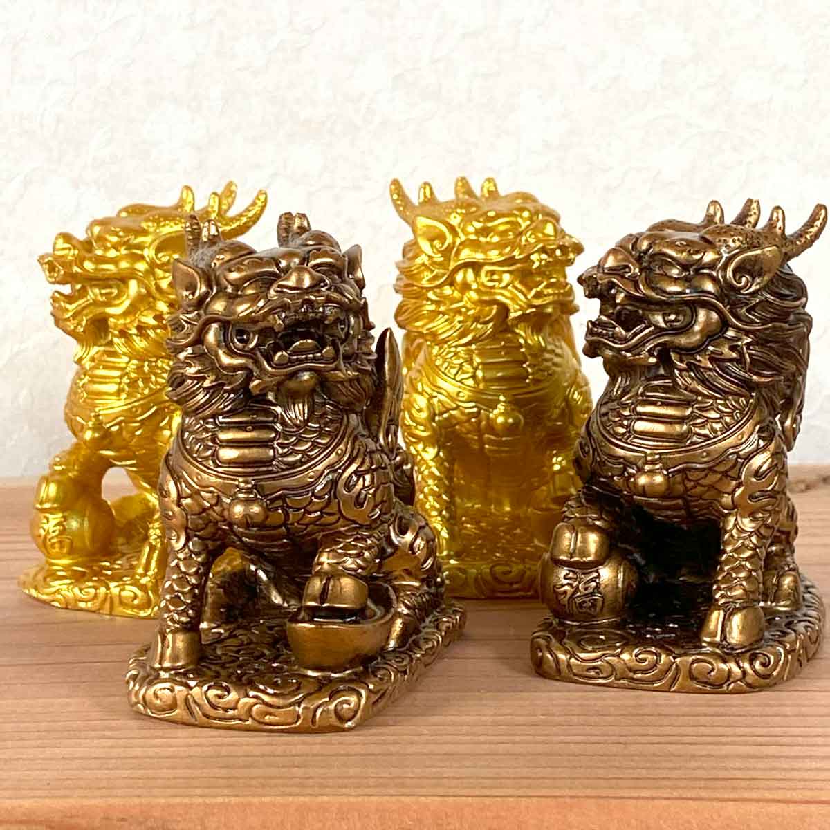 麒麟（キリン）雌雄ペア｜風水開運・平和と安定をもたらす瑞獣
