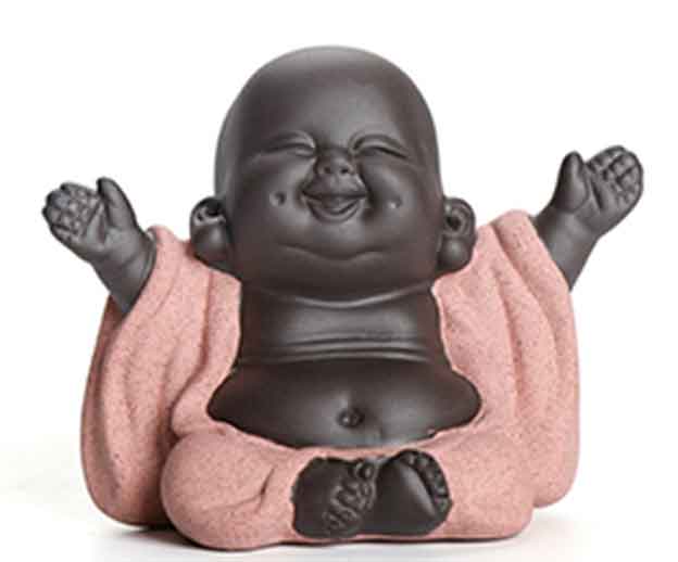 布袋尊 赤ちゃん布袋様 陶器製置物｜七福神の福神像・開運・子宝・家庭