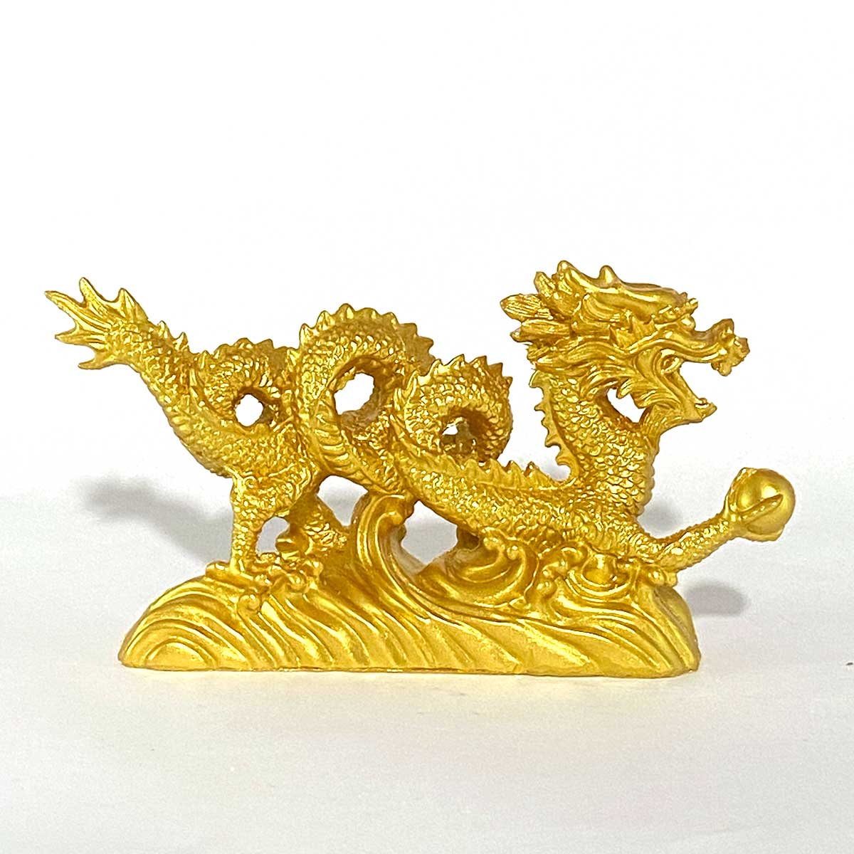 龍神 如意宝珠 置物｜風水開運・金運・恋愛運アップ｜コンパクトサイズ