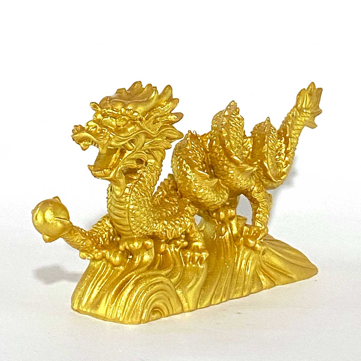 龍神 如意宝珠 置物｜風水開運・金運・恋愛運アップ｜コンパクトサイズ