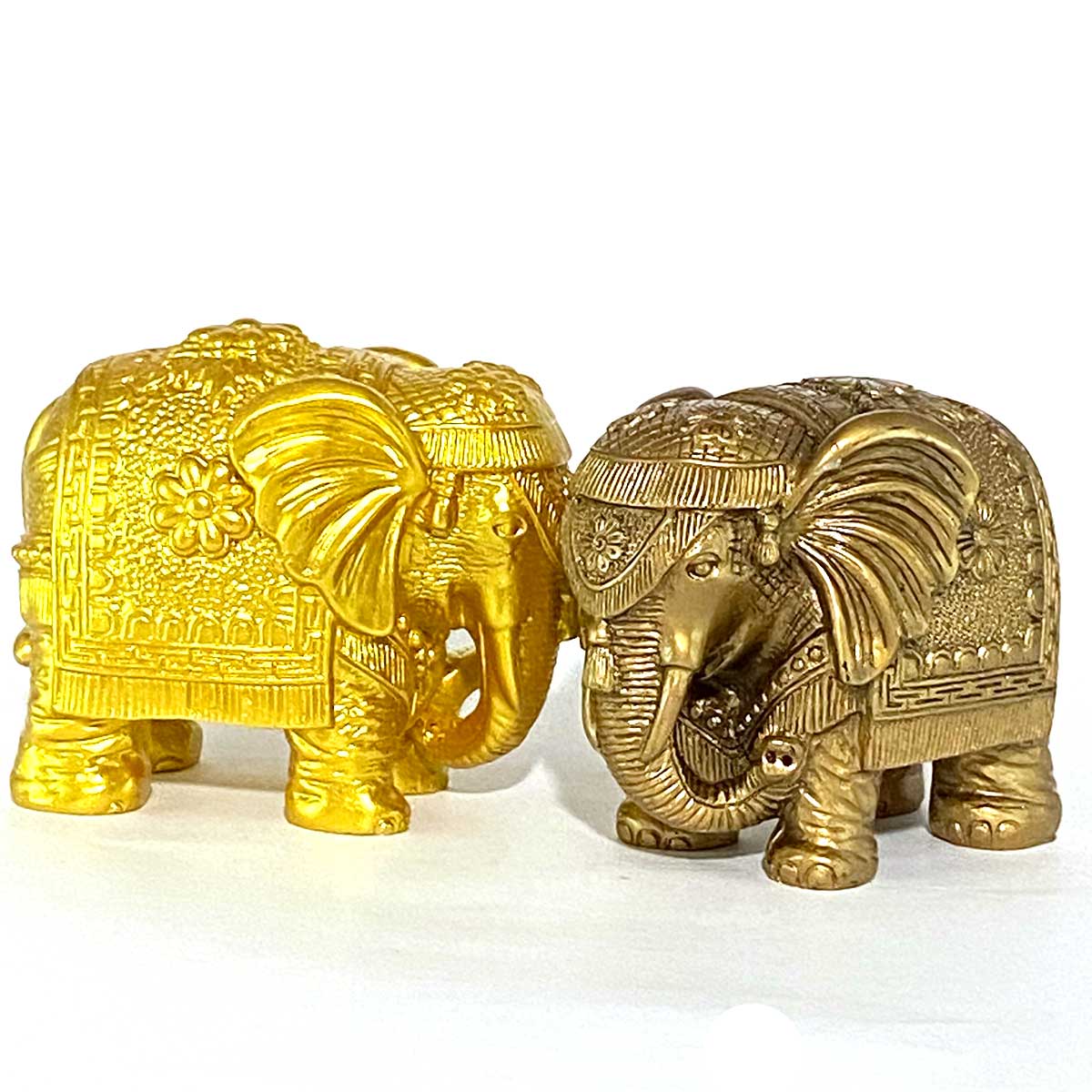 インド象 置物｜ガネーシャ神の象徴｜金運・開運・魔除けに最適な風水