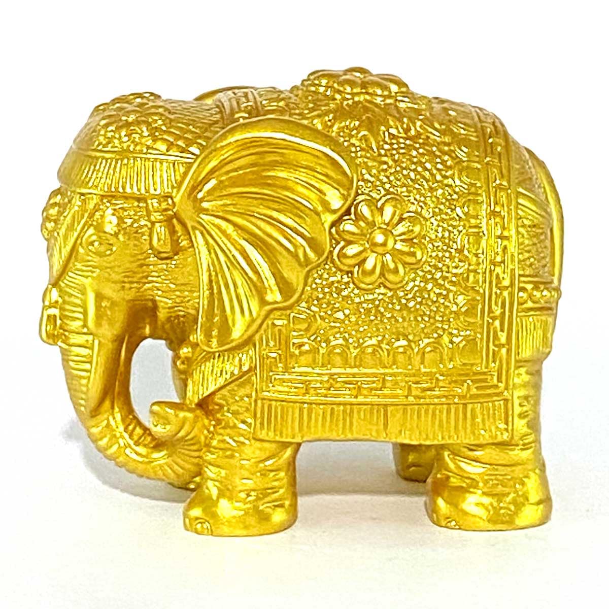 インド象 置物｜ガネーシャ神の象徴｜金運・開運・魔除けに最適な風水