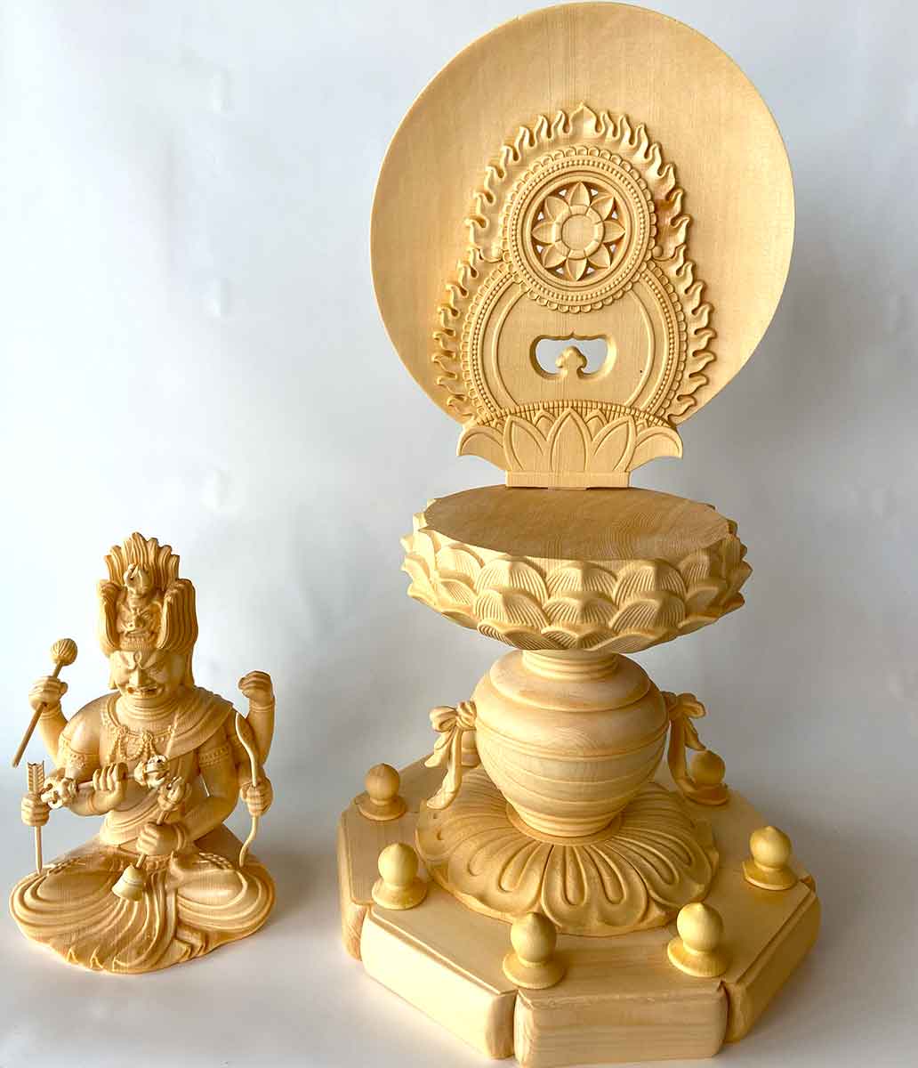 【修縁堂】真言密教 密宗 細工 爱染明王仏像 置物 仏壇 仏像 修縁堂】真言密教 密宗 細工 爱染明王仏像 置物 仏壇 仏像 修縁堂