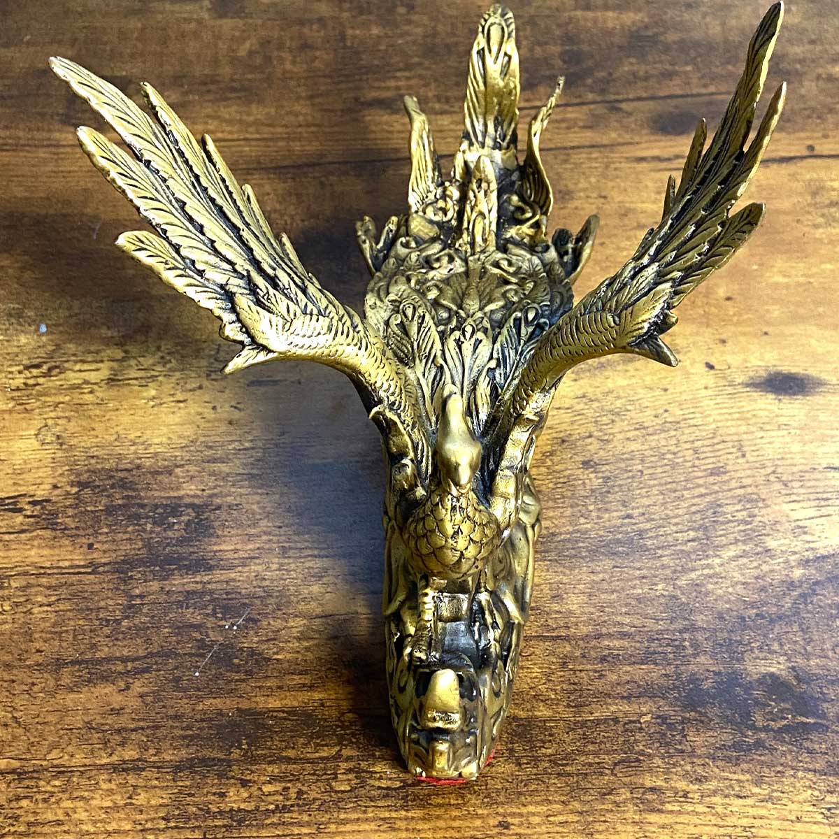 鳳凰 置物 銅製 風水 開運 財運 良縁 成功 運気上昇 高級インテリア