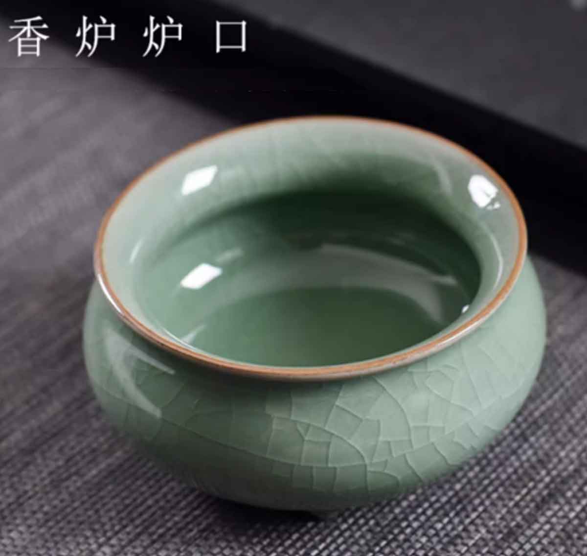 三本足香炉 陶磁器製｜風水開運・浄化・リラックス空間を演出する