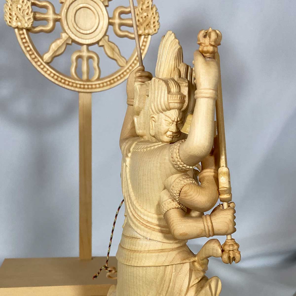 桧木 降三世明王 木彫仏像 高さ35.5cm|守護・厄除け 五大明王 仏像 | 仏像,明王像,降三世明王 | 仏像と開運の龍王堂